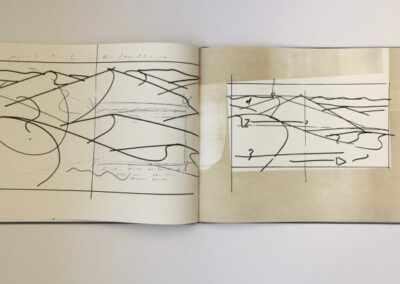 Albrecht Schnider Grafik auf Buettenpapier Kuenstlerbuch