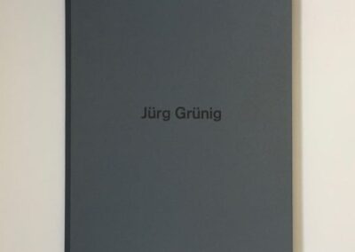 Juerg Gruenig Kuenstlerbuch Cover